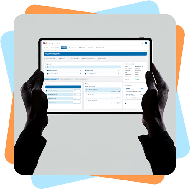 solucion weecover platafoma software saas asegurador